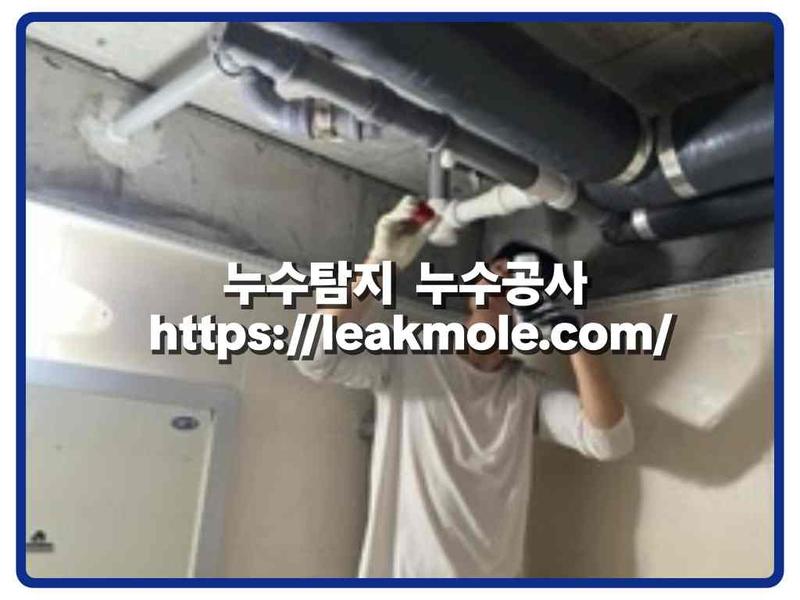 누수탐지 현장 작업 사진 12